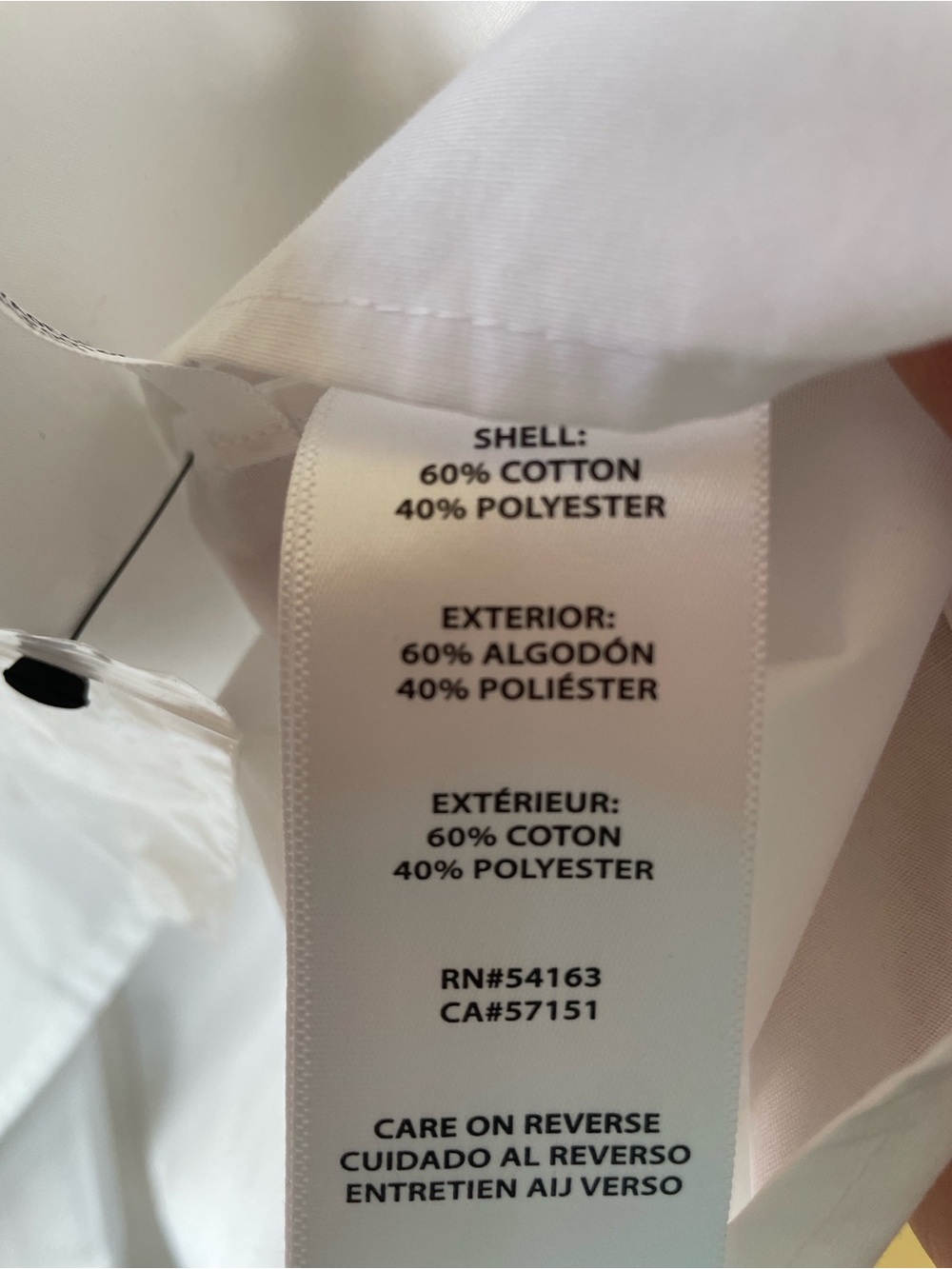 BWT Karl Lagerfeld White Embroidered Short-Sleeve Shirt. Price Is firm - Picture 10 of 12